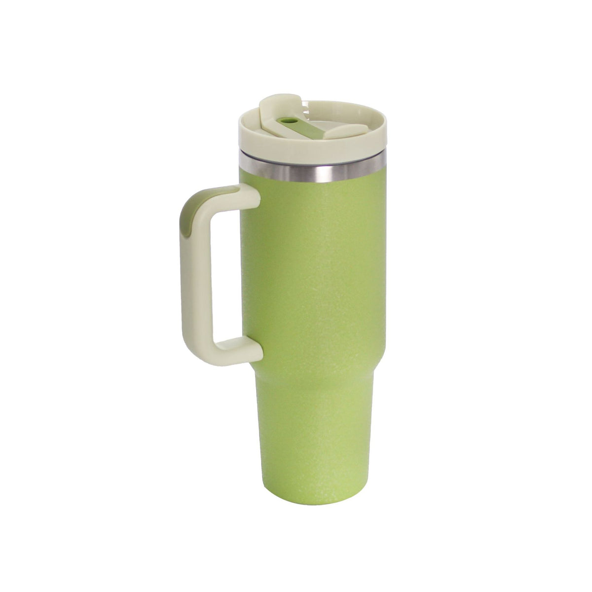 40oz Stainless Steel Travel Mug with Straw & Handle – Insulated 1200ML Tumbler