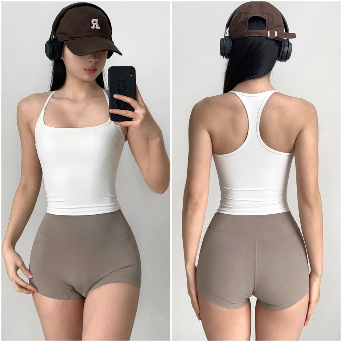 Women’s High-Waisted Sleeveless Sports Tank Top – Fitness & Workout Top