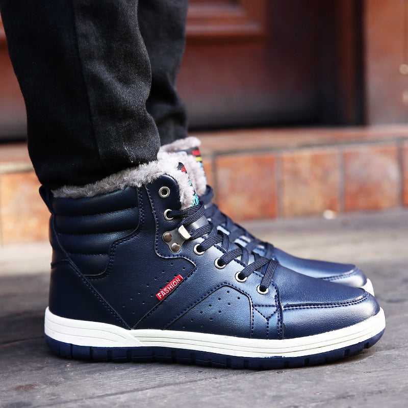 Men's High Top Cotton Sneakers