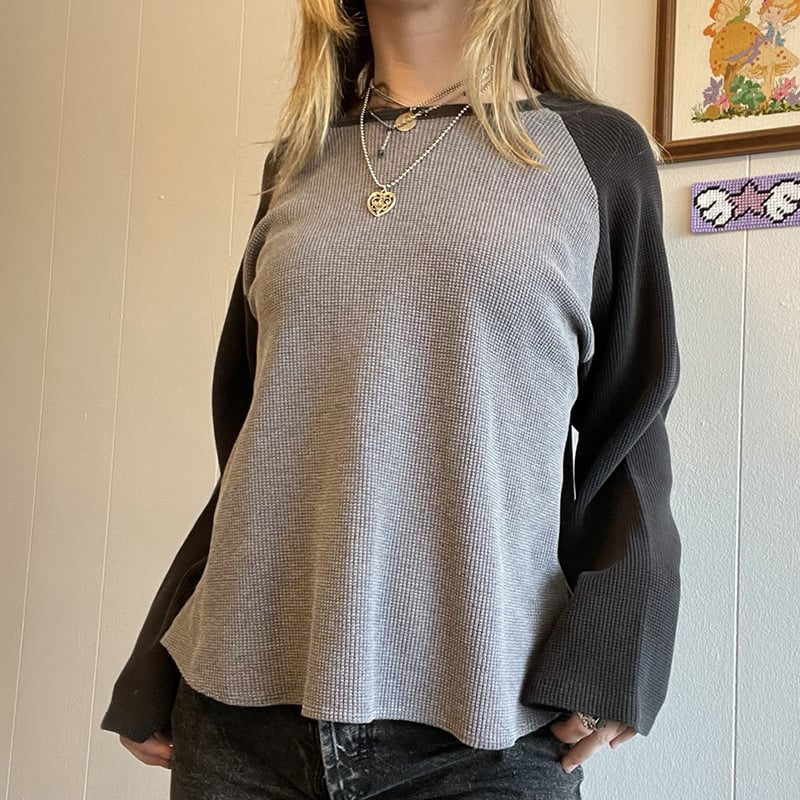 Loose Casual Long-Sleeve Round Neck T-Shirt for Women