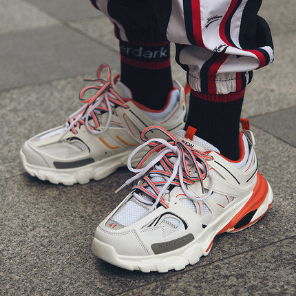 Paris Street Style Chunky Sneakers for Men (Thick Sole)