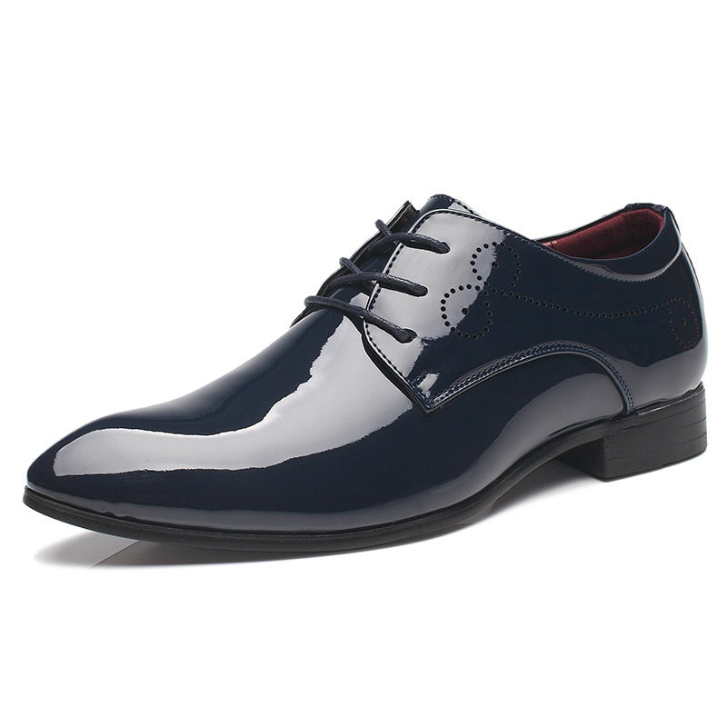 Men’s Leather Business Casual Shoes – Classic Dress Footwear