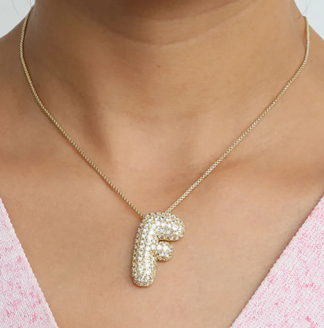 English Letter Necklace