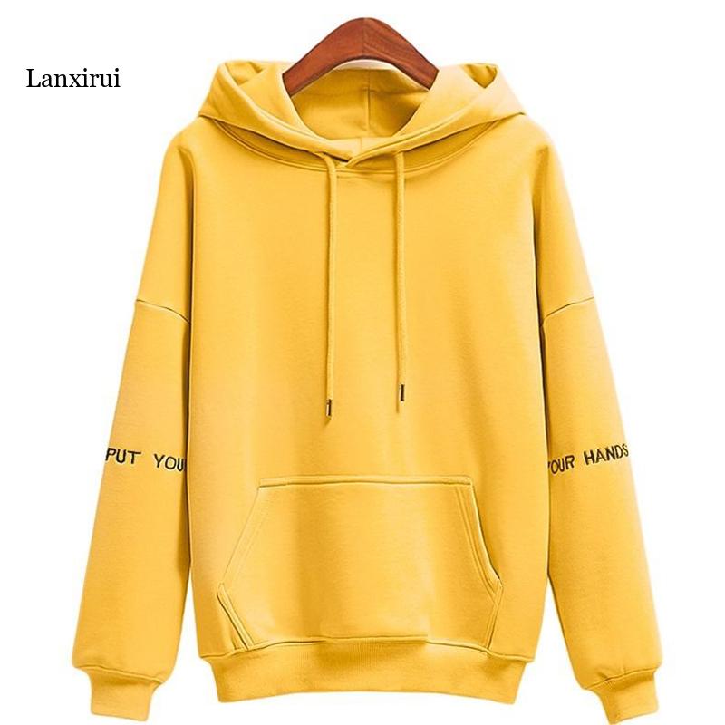 Women’s Embroidered Velvet Hoodie – Casual Soft Pullover Top