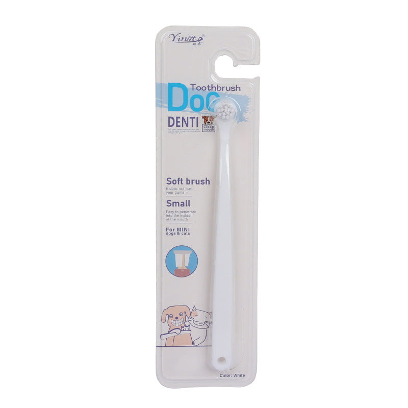 Soft Dog Toothbrush – Gentle Pet Dental Cleaning Brush for Dogs