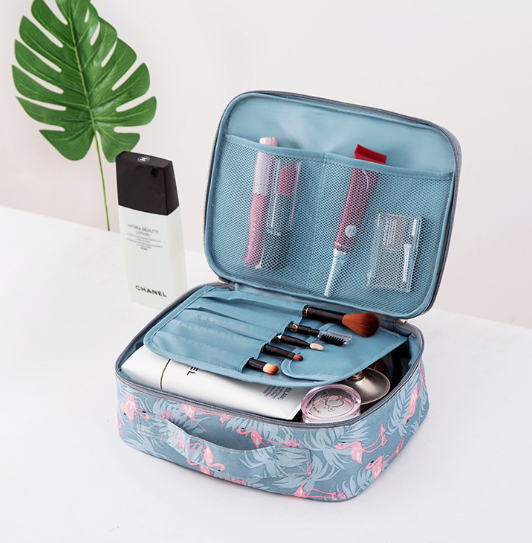 Portable Travel Makeup Bag and Toiletry Organizer