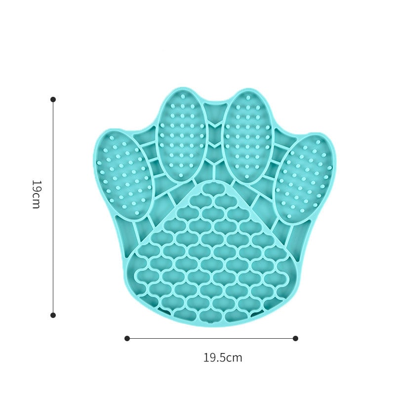Silicone Dog Licking Mat – Slow Feeding & Interactive Pet Feeding Mat for Dogs & Cats, 20 × 20 cm