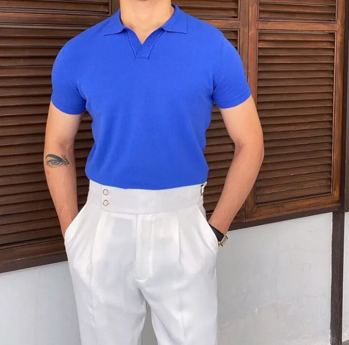 Men’s 100% Cotton Slim T-Shirt – Short Sleeve Casual Everyday Tee