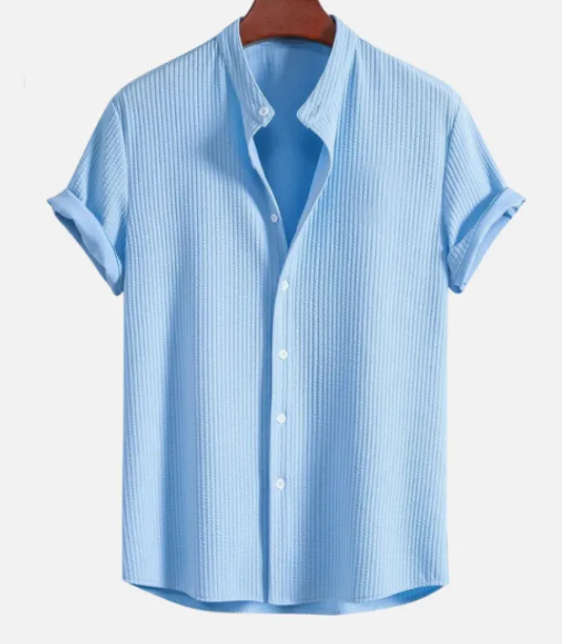 BreezeFit Men’s Loose Short Sleeve Summer Shirt – Lightweight Relaxed Fit Casual Shirt, S–4XL