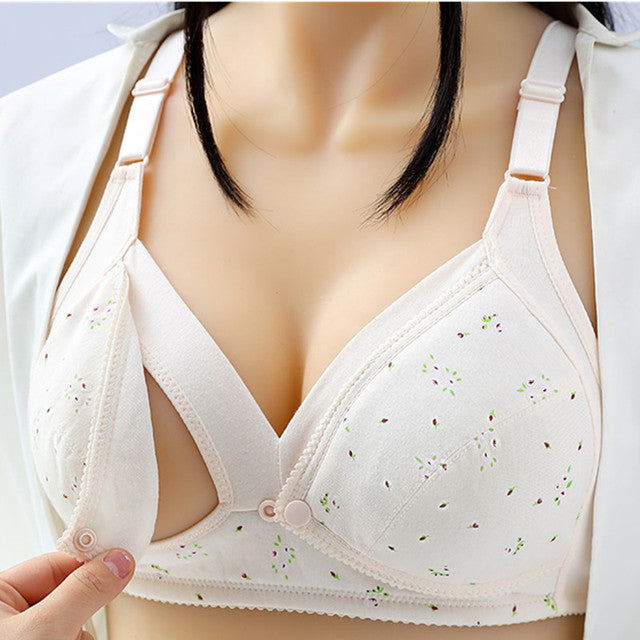 Maternity Open Nursing Bra – Comfortable Breastfeeding Bra for Women