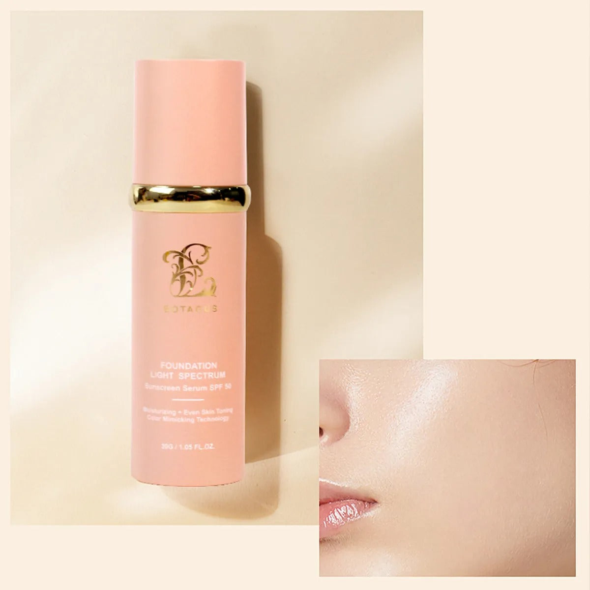 BOTAGUS 4-in-1 Foundation SPF 50 – Multi-Function Face Makeup with Sun Protection