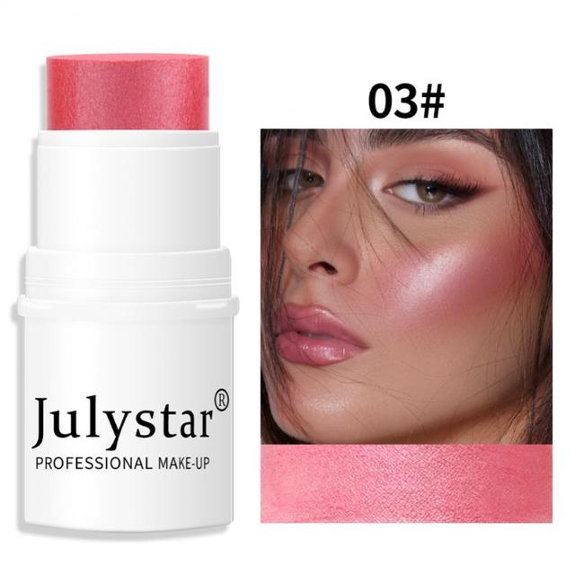Pearl Cream Blush & Highlighter Stick – Long-Lasting Radiant Cheek Makeup