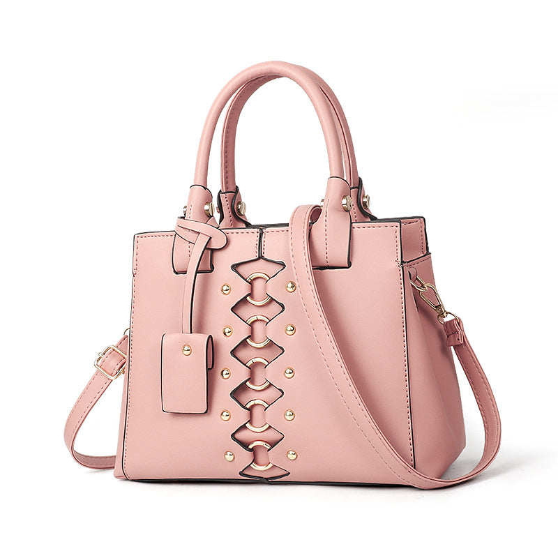 Japanese Style PU Leather Tote Bag for Women – Spacious Autumn & Winter Shoulder Handbag