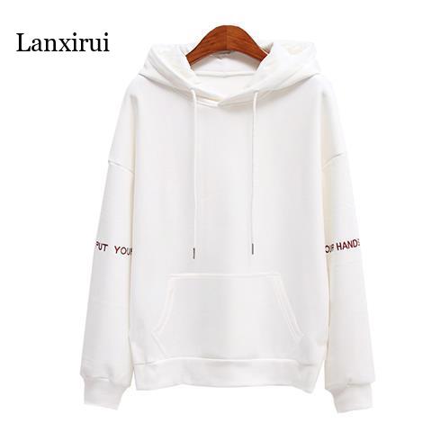 Women’s Embroidered Velvet Hoodie – Casual Soft Pullover Top