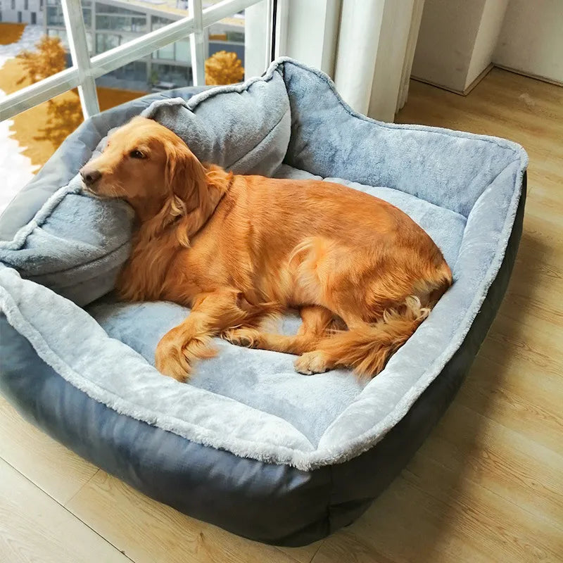 Removable Washable Large Dog Sofa Bed – Cozy All-Season Pet Bed for Golden Retrievers