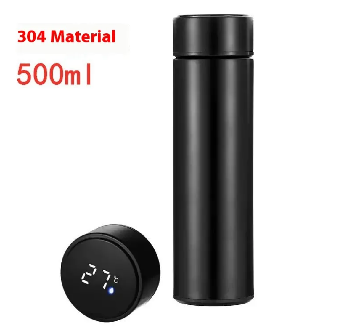 Smart LED Temperature Display Thermos – Vacuum Insulated Stainless Steel Water Bottle