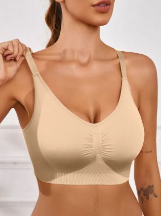 Wireless Plus Size Seamless Push-Up Bra – Comfortable Shaping Bra for Women