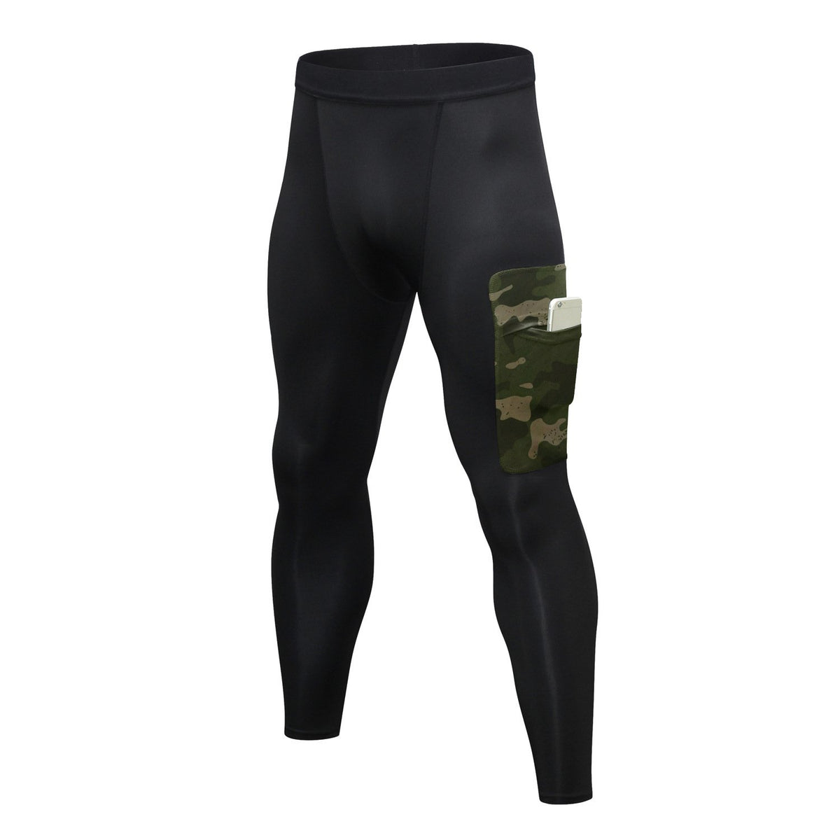 Men’s Camouflage Pocket Fitness Pants – Workout & Training Trousers