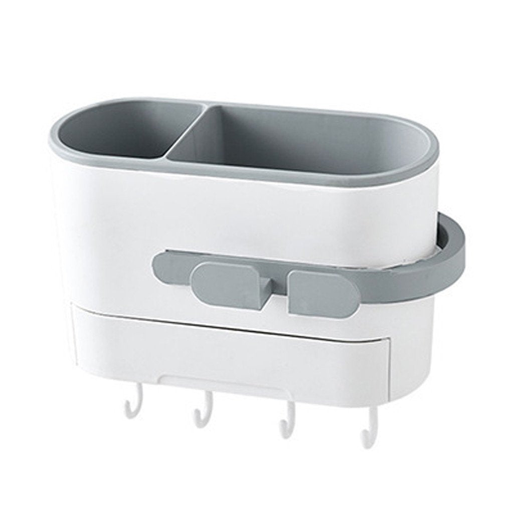 Hair Dryer Hanger – Suction Wall-Mount Bathroom Storage Shelf