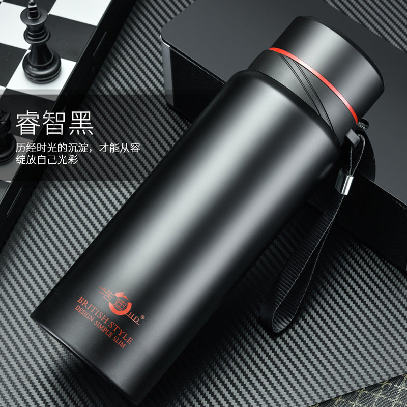 HaoDi Smart Stainless Steel Travel Mug – Large Capacity Insulated Cup with Temperature Display