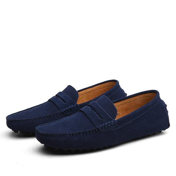 Urban Suede Loafers for Men – Modern Casual Slip-On Shoes
