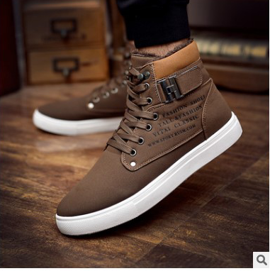 Trendy High Top Martin Boots for Men in Spring/Fall