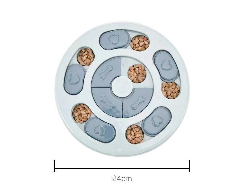 Interactive Dog Feeding Puzzle Toy for Slow Eating – Dog Training Food Puzzle