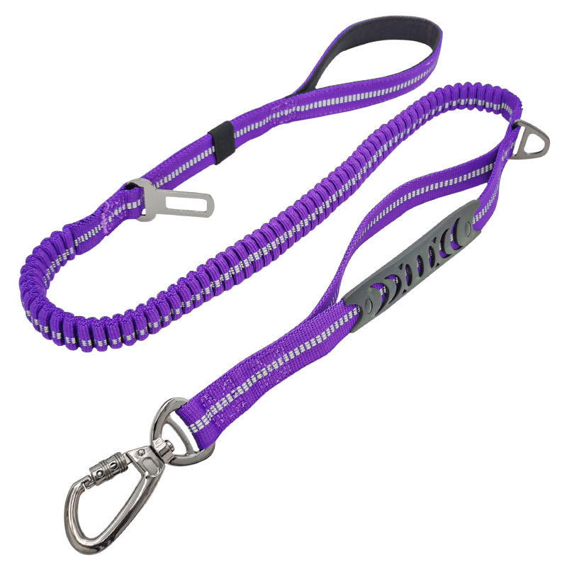 Heavy-Duty Dog Training Leash – 53-Inch Polyester Traction Lead with Large Hook