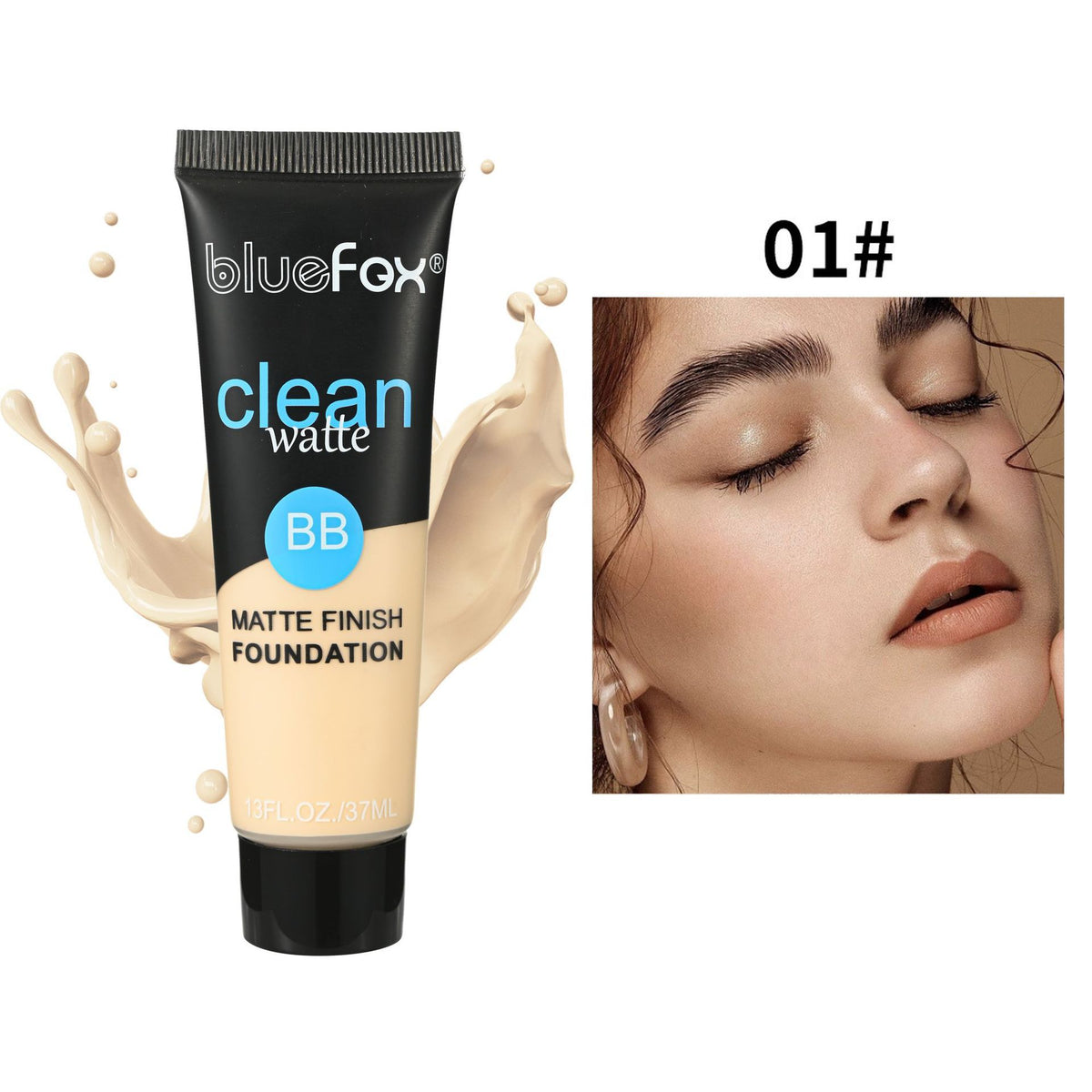 Matte Waterproof Oil Control Foundation – Smooth Long-Wear Face Makeup