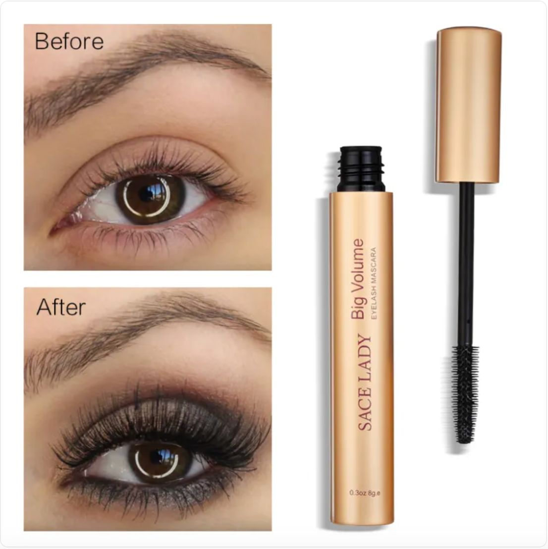 Gold Tube Curling Mascara – Long-Lasting Lifted & Naturally Curled Lashes