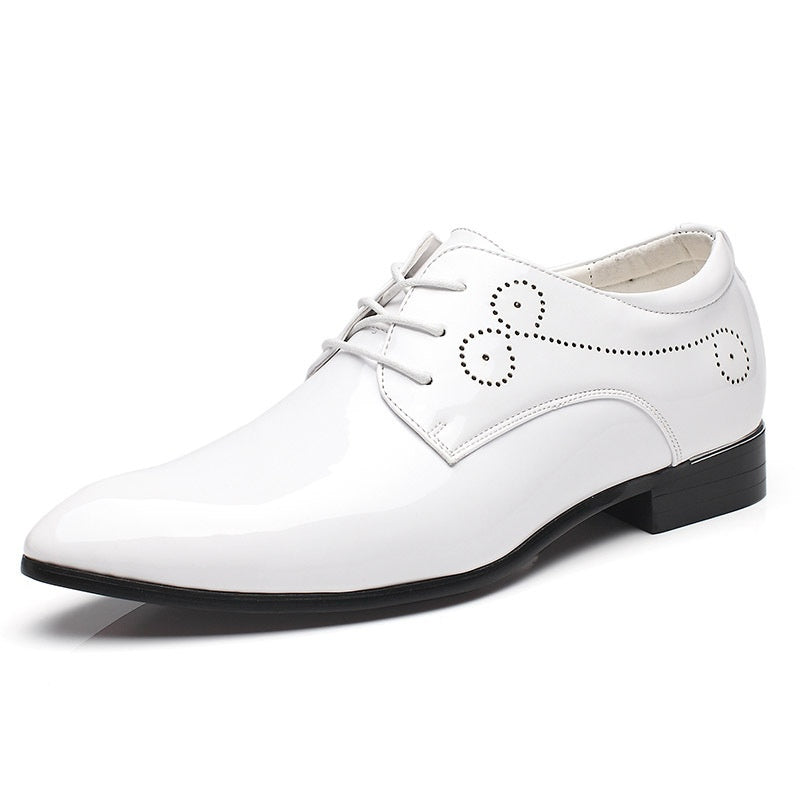 Men’s Leather Business Casual Shoes – Classic Dress Footwear