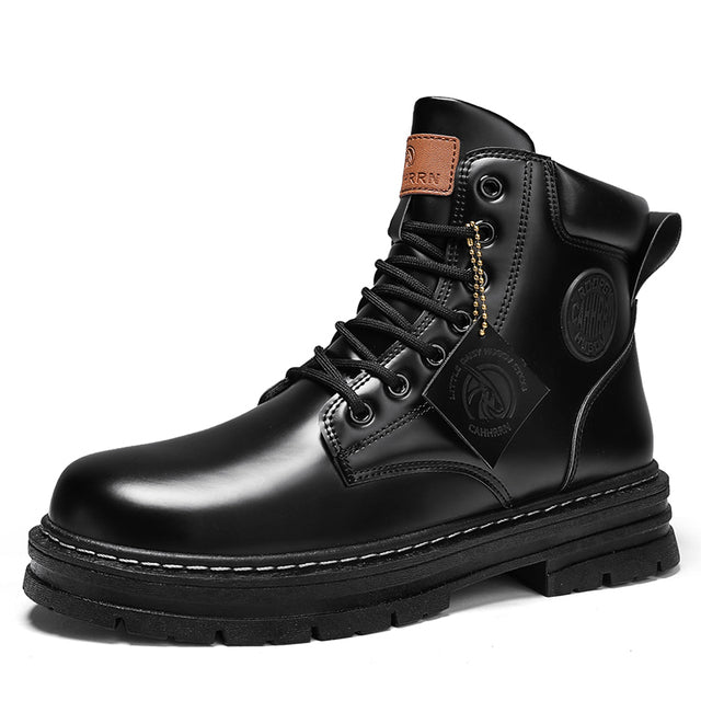 Unisex Big Yellow Martin Boots – Bold Couple Casual Footwear