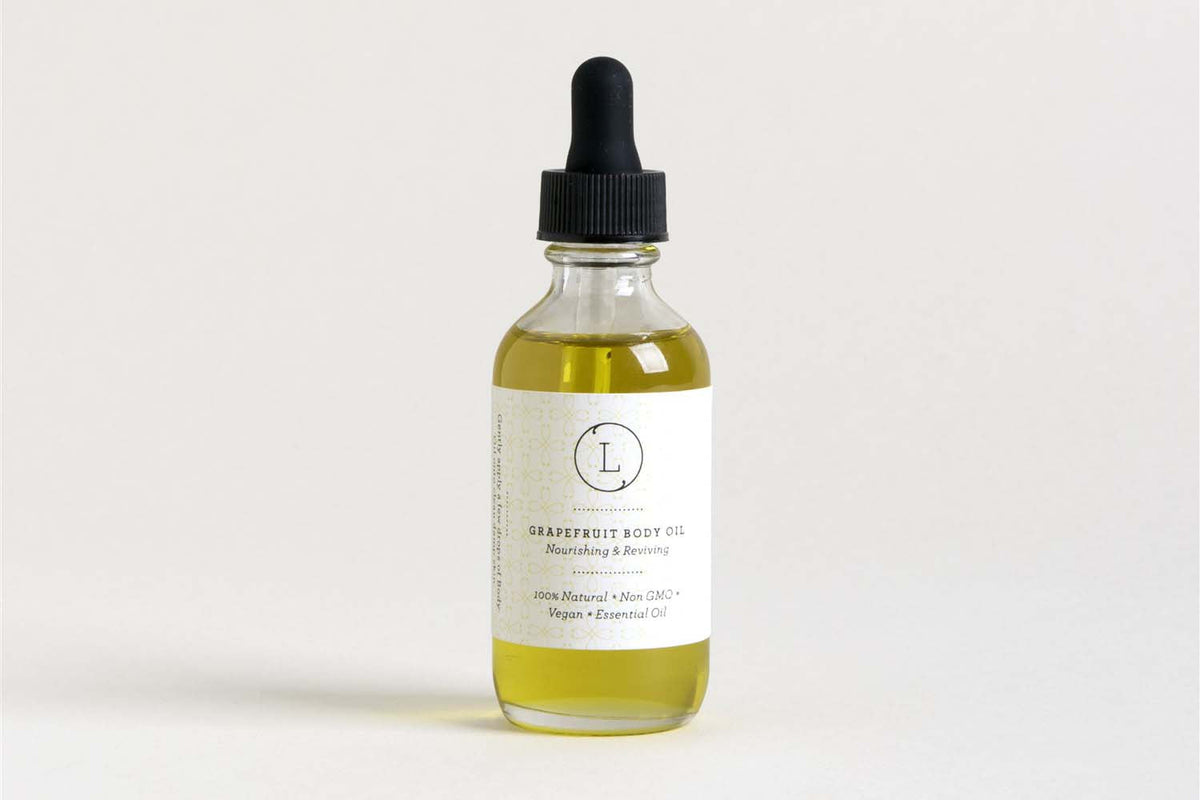 Grapefruit Body Oil – Natural Moisturizing Oil for Silky Soft Skin