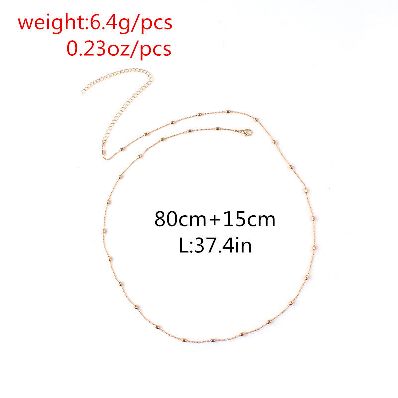 Women’s Snake Bone Waist Body Chain – Adjustable Gold & Silver Summer Streetwear Jewelry