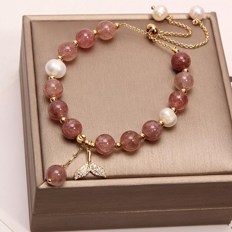 Women’s Natural Freshwater Pearl Bracelet – Elegant Classic Pearl Jewelry