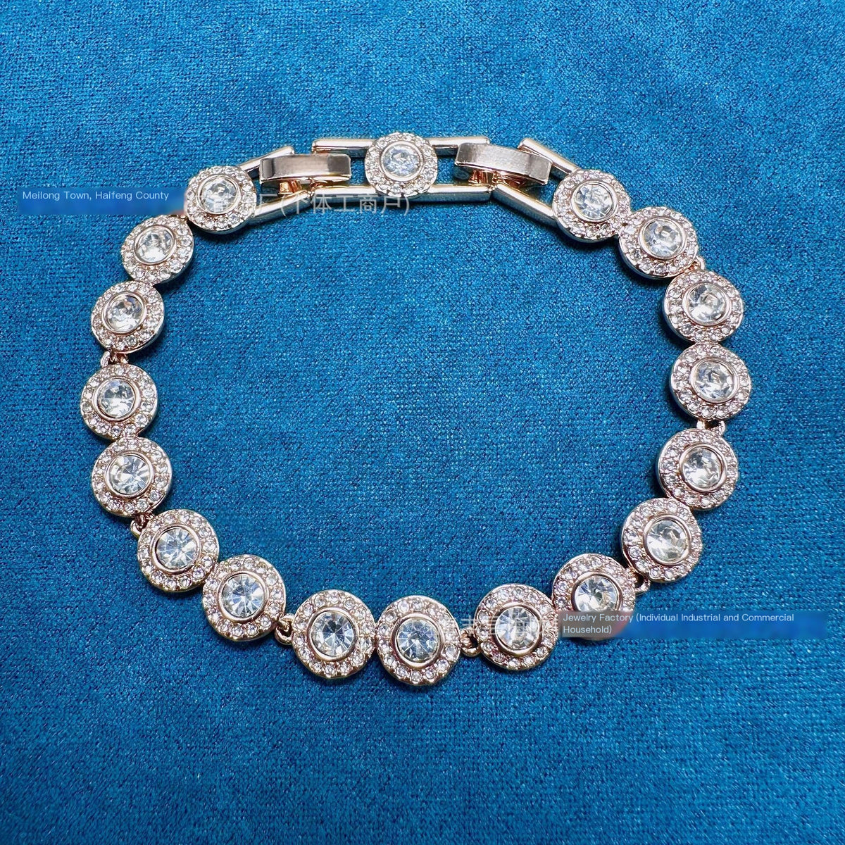 Zircon Bracelet for Women with Rhinestones