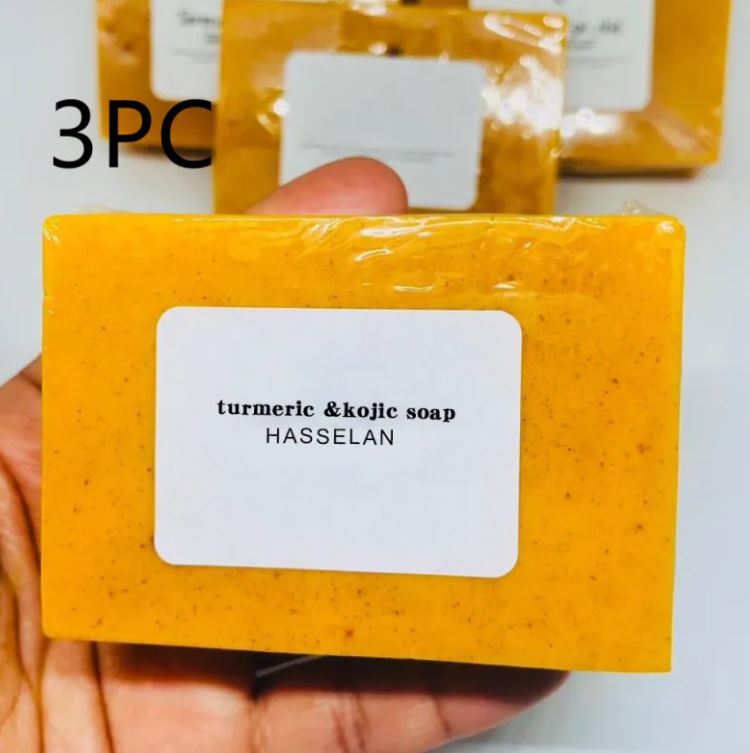 Turmeric & Citric Acid Handmade Cold Process Soap – Gentle Exfoliating & Brightening Cleansing Bar