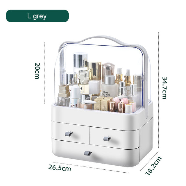 Portable Cosmetic Storage Box – Makeup, Skincare & Beauty Organizer
