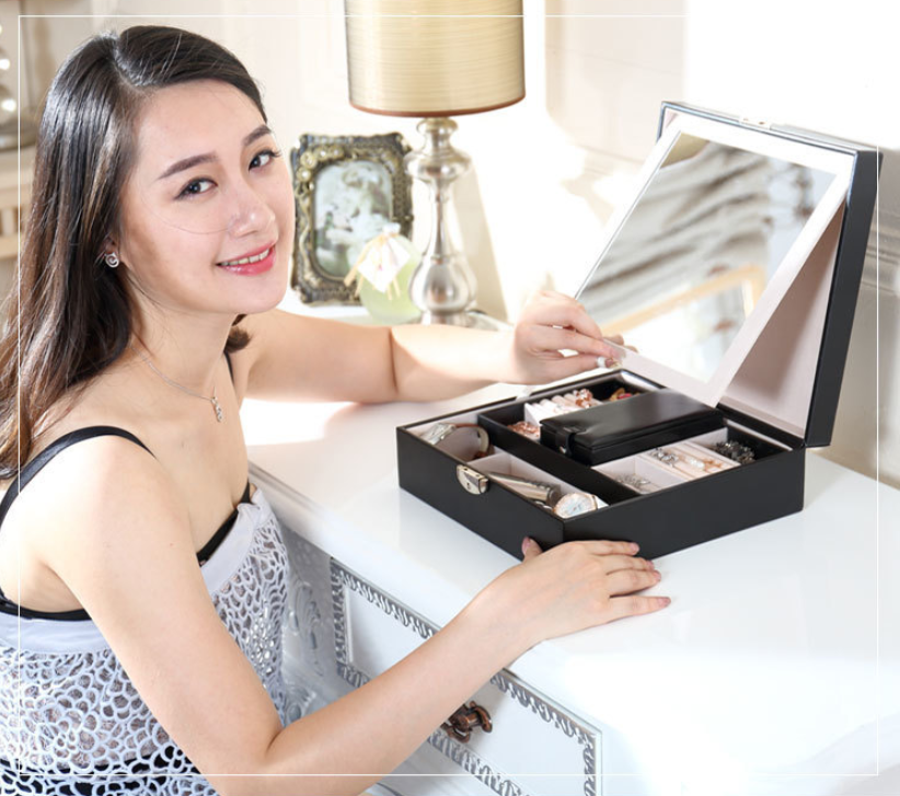 Casseg Jewelry and Makeup Storage Box, Multi-functional