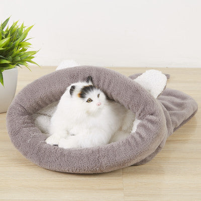 Cozy Cotton Pet Bed – Four-Season Nest for Cats & Dogs