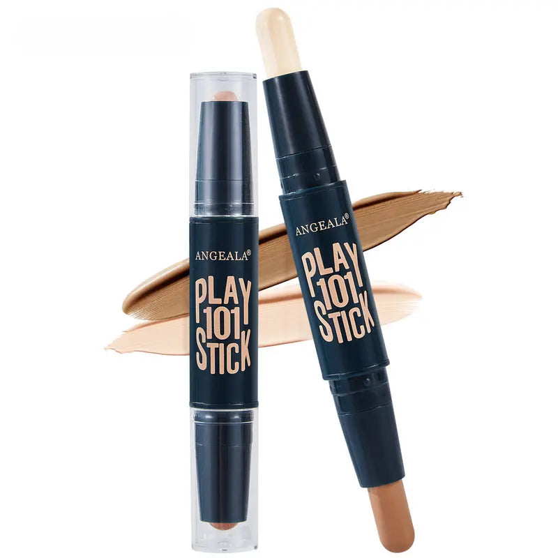 Dual-Ended Contour & Concealer Makeup Stick – 2-in-1 Face Sculpting Makeup