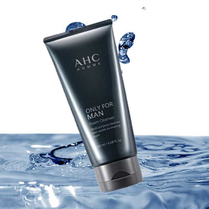 AHC Men’s Cleansing Foam – Deep Pore, Blackhead & Oil Control Hydrating Facial Cleanser