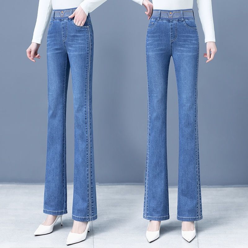 Women’s High-Waist Skinny Jeans – Stretch Cotton Dark & Light Blue Denim, S–4XL