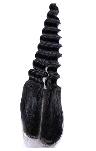 4×4 Deep Wave Brazilian Human Hair Wig – 100% Real Hair, 8–20 Inch