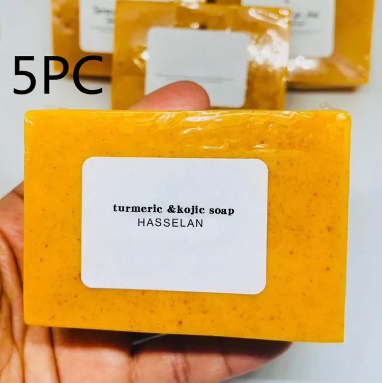Turmeric & Citric Acid Handmade Cold Process Soap – Gentle Exfoliating & Brightening Cleansing Bar