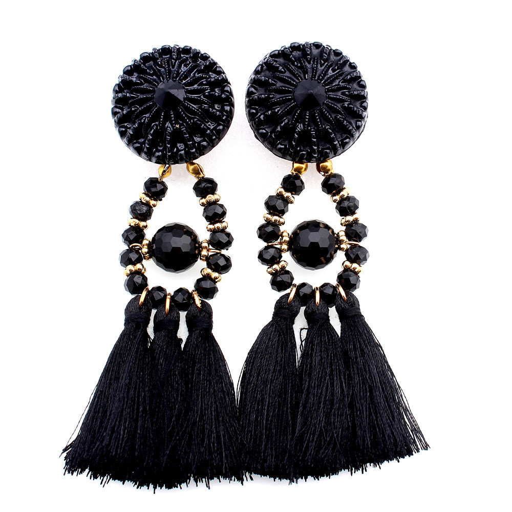 Tassel Earrings for Women – Elegant Long Dangle Statement Jewelry