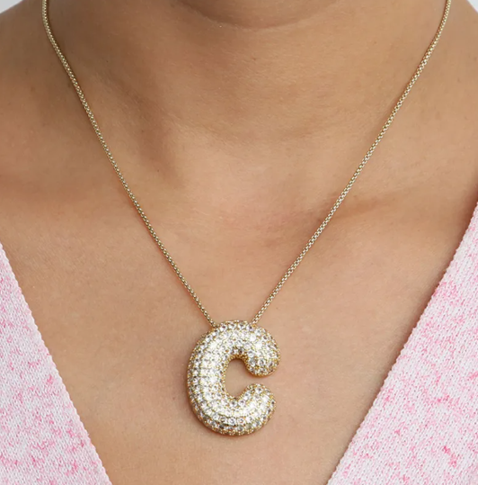 English Letter Necklace