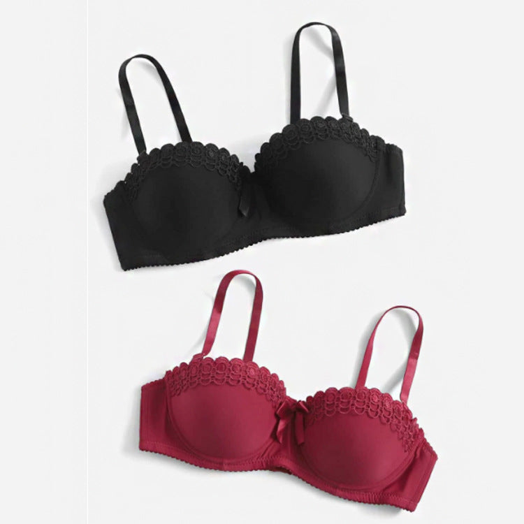 Women’s Embroidered Butterfly Underwire Bra – Elegant Supportive Lingerie