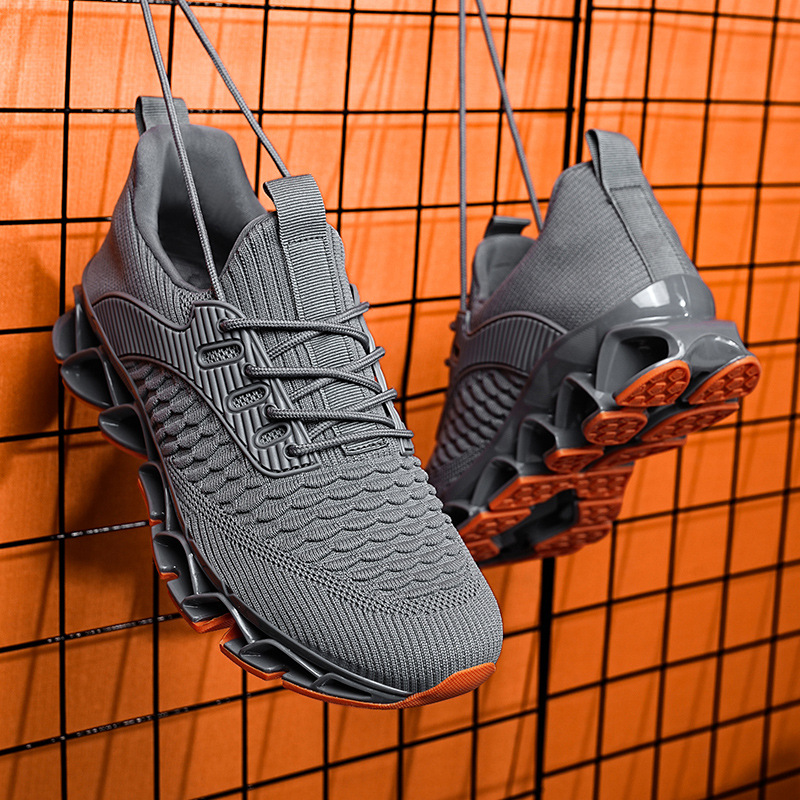 Breathable Blade Sole Men's Sneakers