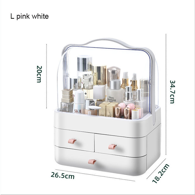 Portable Cosmetic Storage Box – Makeup, Skincare & Beauty Organizer